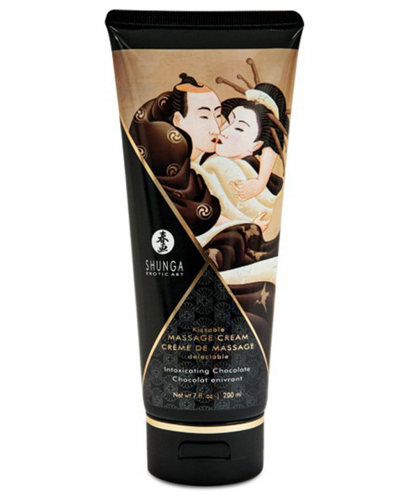 Crème hydratante de massage chocolat 200ml 